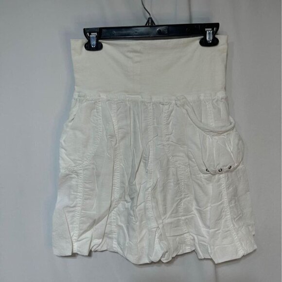 Woman’s balloon lined skirt. Fold over waist. Pockets. Size small. Stretchy! - Picture 6 of 9